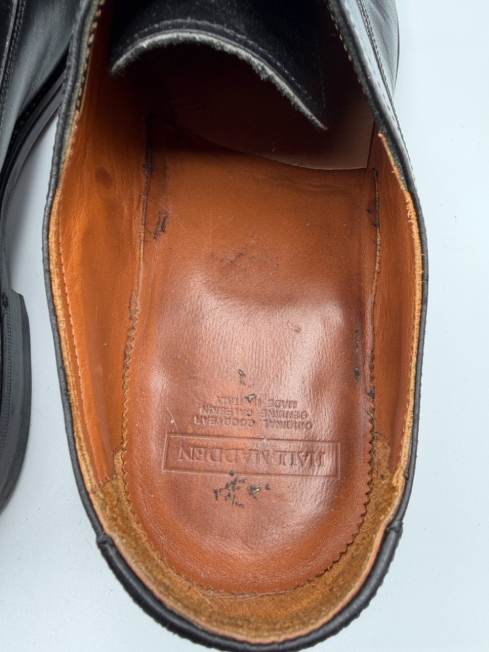 Hall Madden The Timeless Black Cap-Toe Oxford Dress Shoes Size 45.5(12.5 US) - Picture 7 of 12